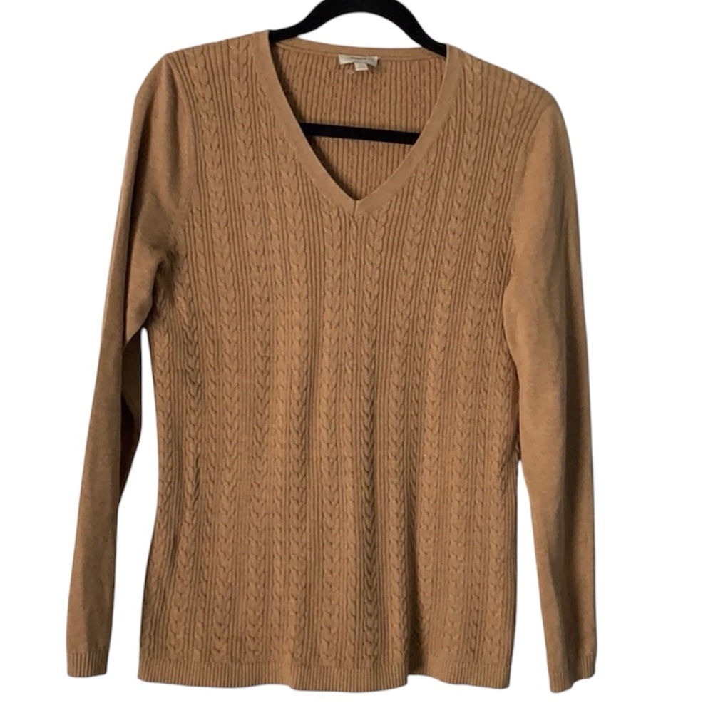 Talbot Women‎ cable cotton sweatshirt size M